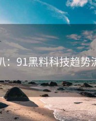 独家深扒：91黑料科技趋势流量密码