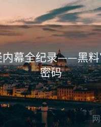 全面财经内幕全纪录——黑料官网流量密码