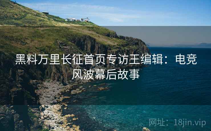 黑料万里长征首页专访王编辑：电竞风波幕后故事