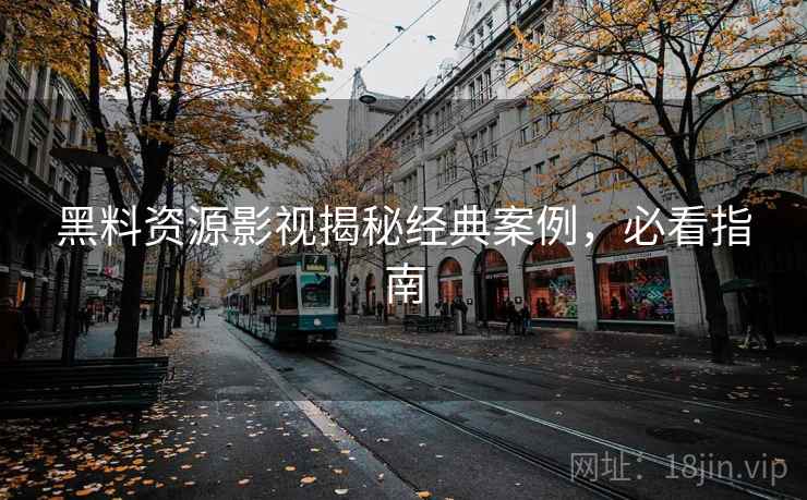 黑料资源影视揭秘经典案例，必看指南