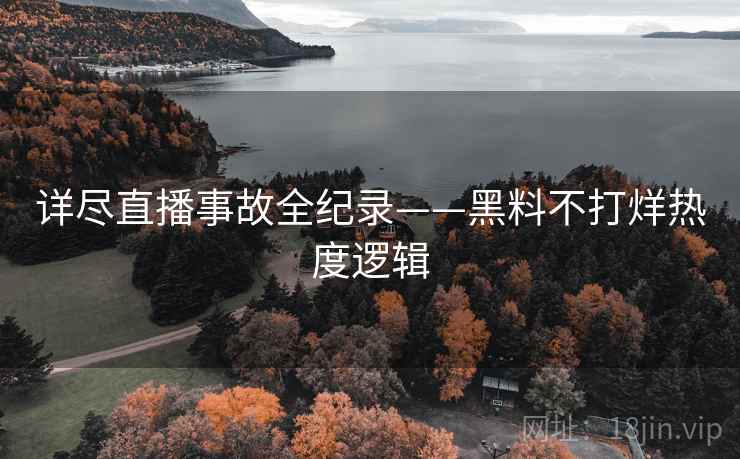 详尽直播事故全纪录——黑料不打烊热度逻辑